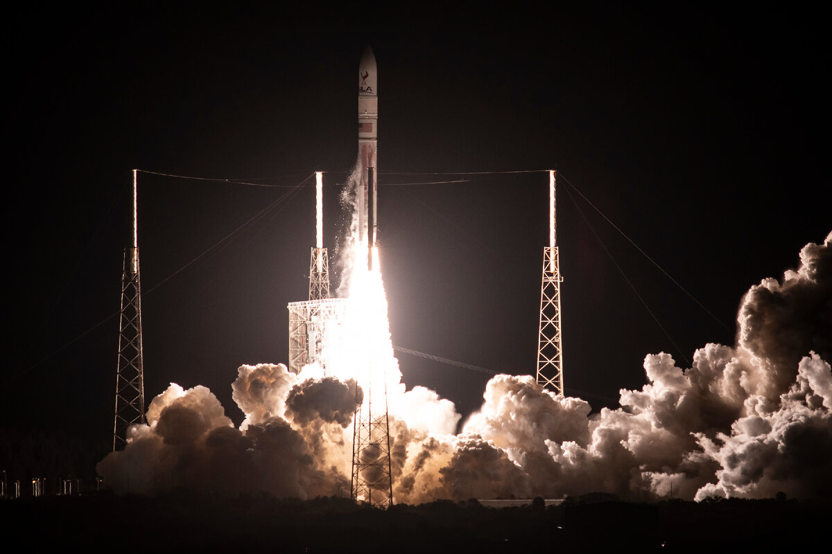 Новая РН "Vulcan Centaur" в полёте 8 января 2024 года, фото ULA