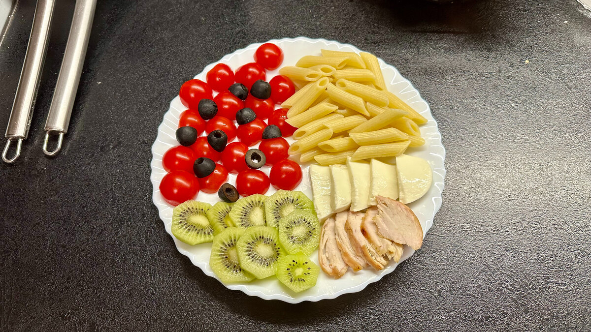 Пример гарвадской тарелки от автора блога. 