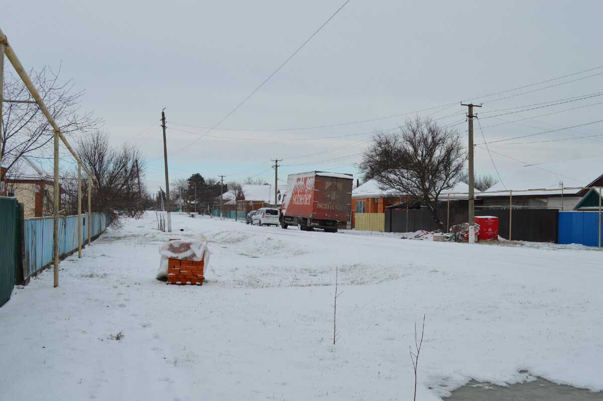 Фото автора. Это не Сибирь, это Кубань 09.01.2024. Зима как всегда пришла неожиданно.