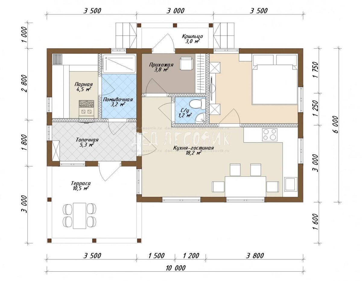 Планировка осталась такой же.