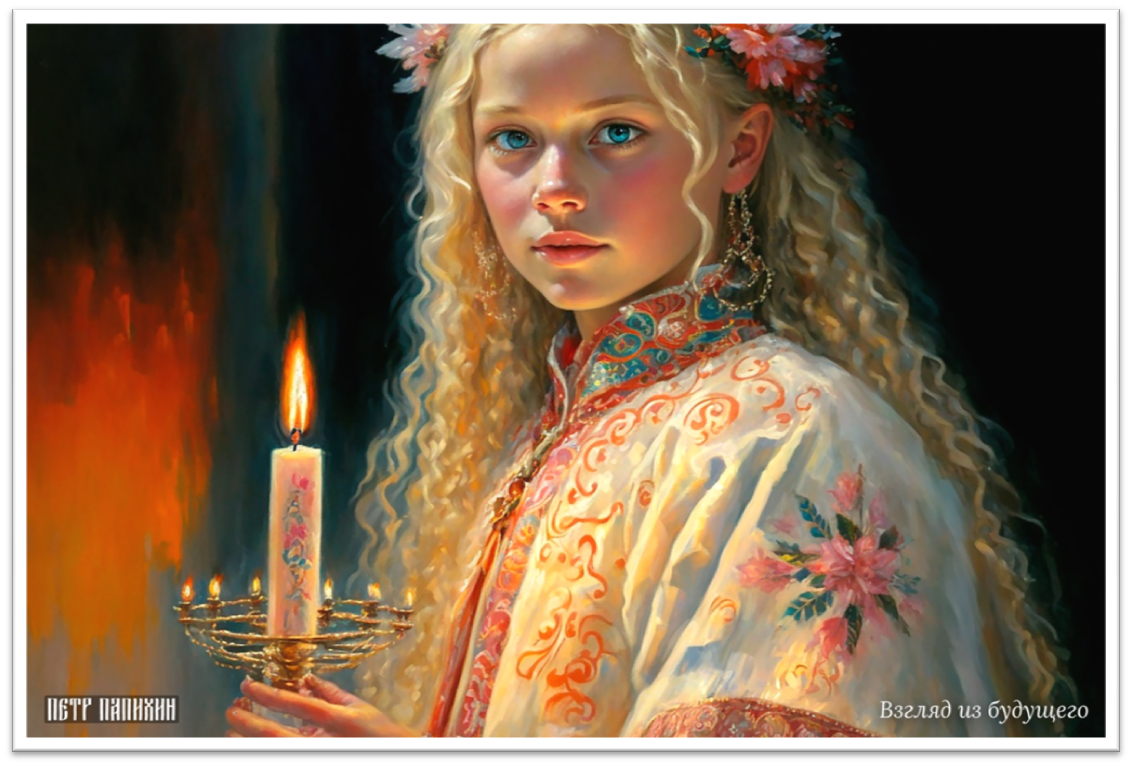 ©Картина П. Папихина «Взгляд из Будущего»