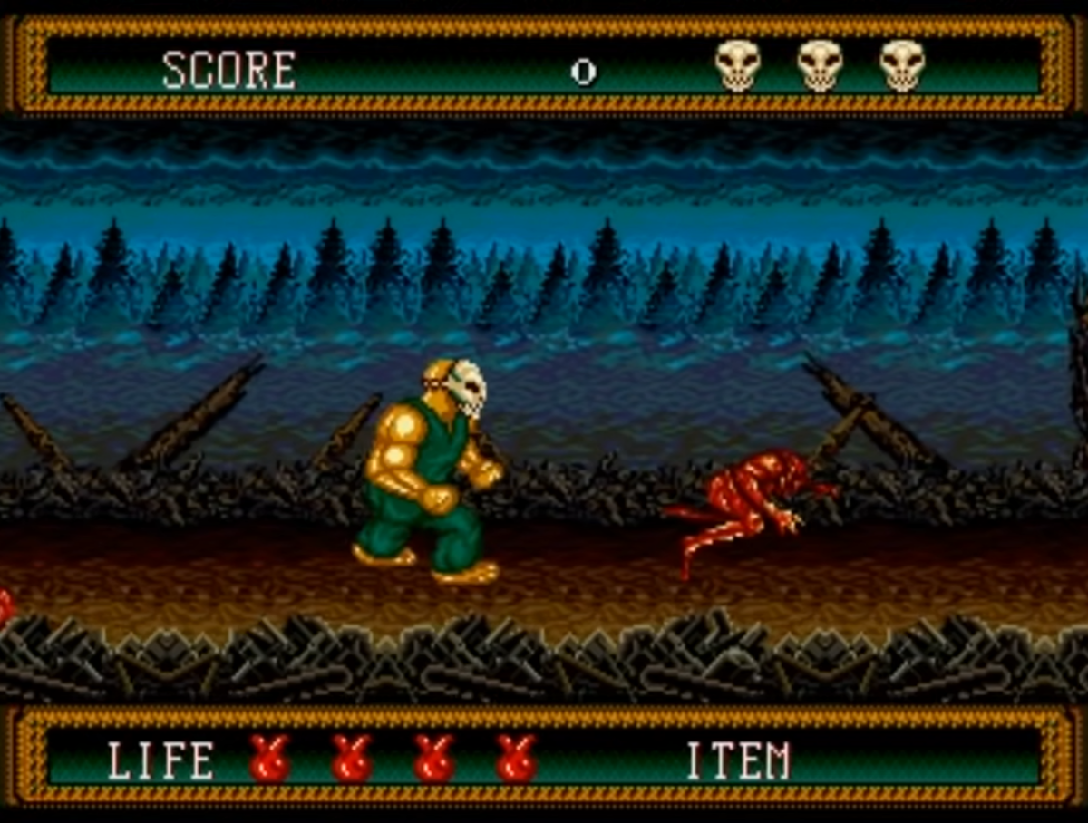 Splatterhouse 2 на Сега