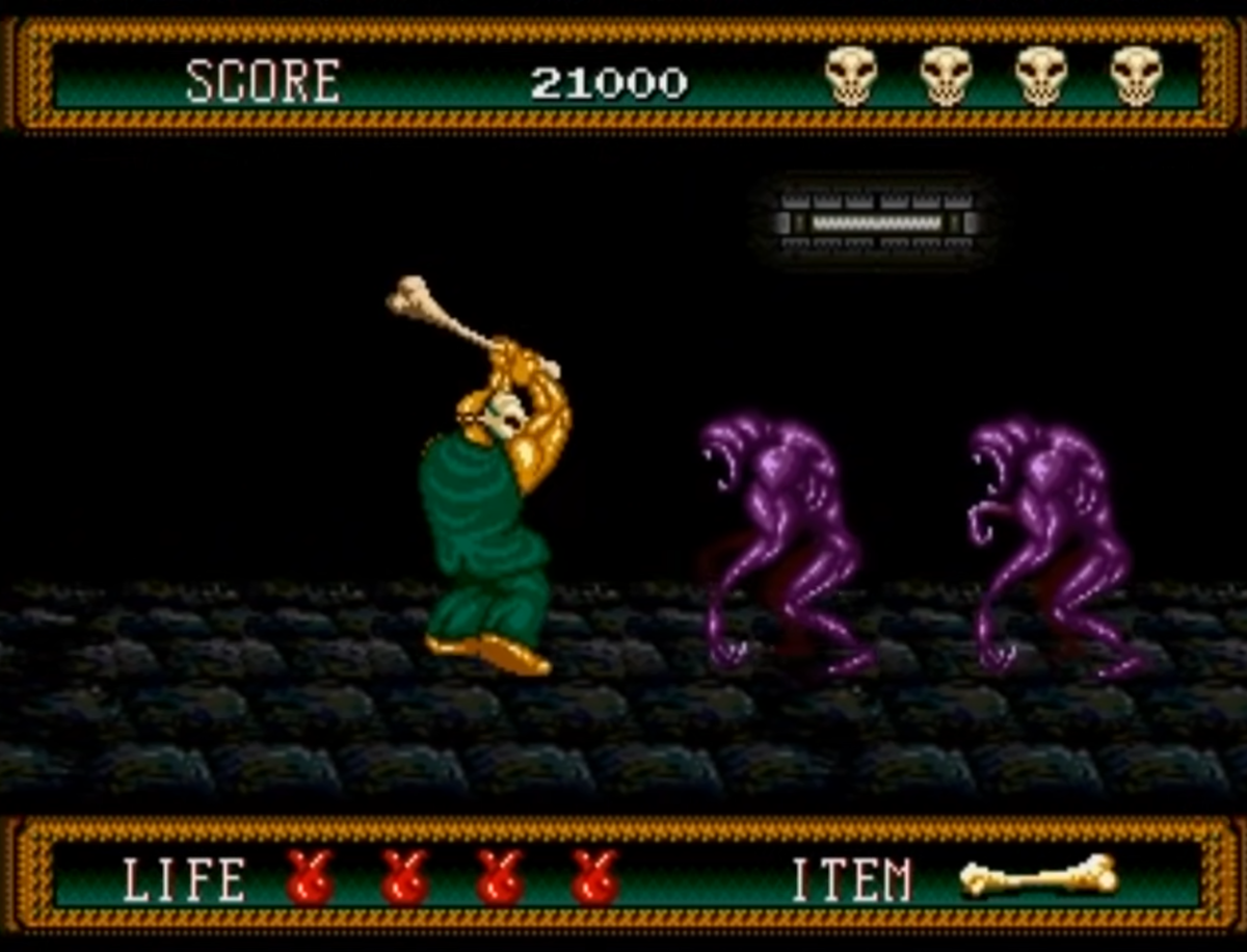 Возвращение машины для убийства Splatterhouse 2 на Сега | ИГРЫ 80 ЛВЛ | Дзен