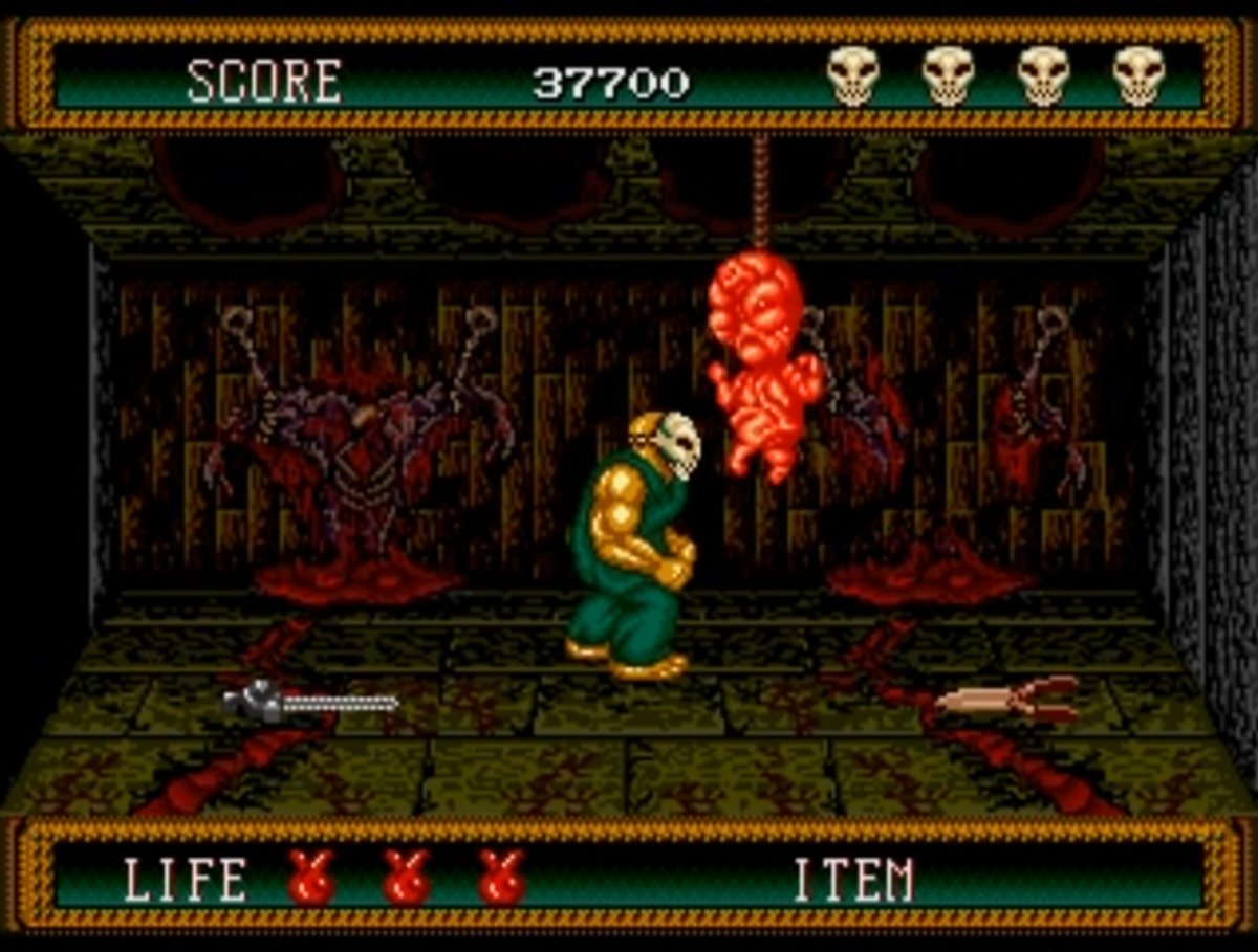 Возвращение машины для убийства Splatterhouse 2 на Сега | ИГРЫ 80 ЛВЛ | Дзен