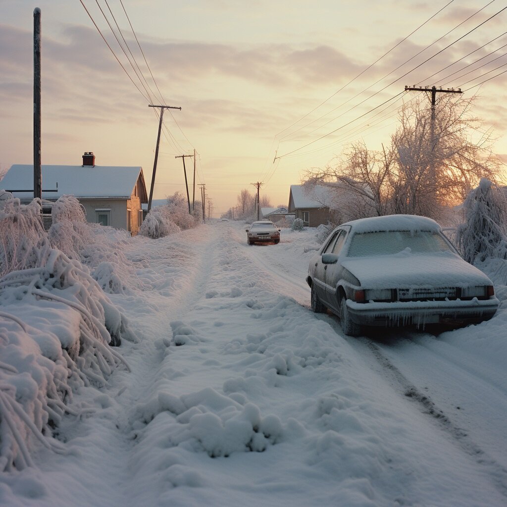Существует несколько причин, почему спецтехника иногда не справляется с чисткой дорог зимой в России.-2