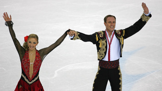    Татьяна Навка и Роман Костомаров на Олимпиаде в Турине. 2006 год.Александр Вильф архив «СЭ»