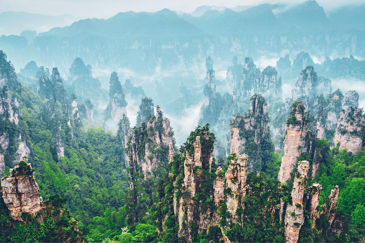 Чжанцзяцзе, национальный лесной парк, Китай 