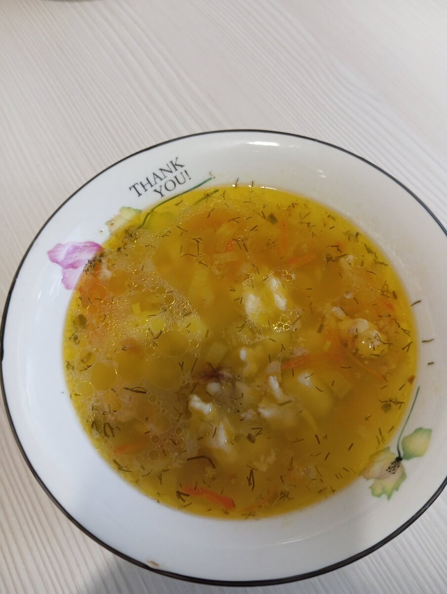 Суп с клецками