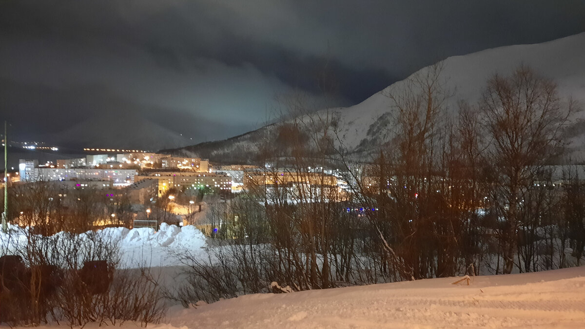Вид на Кировск из Городского парка