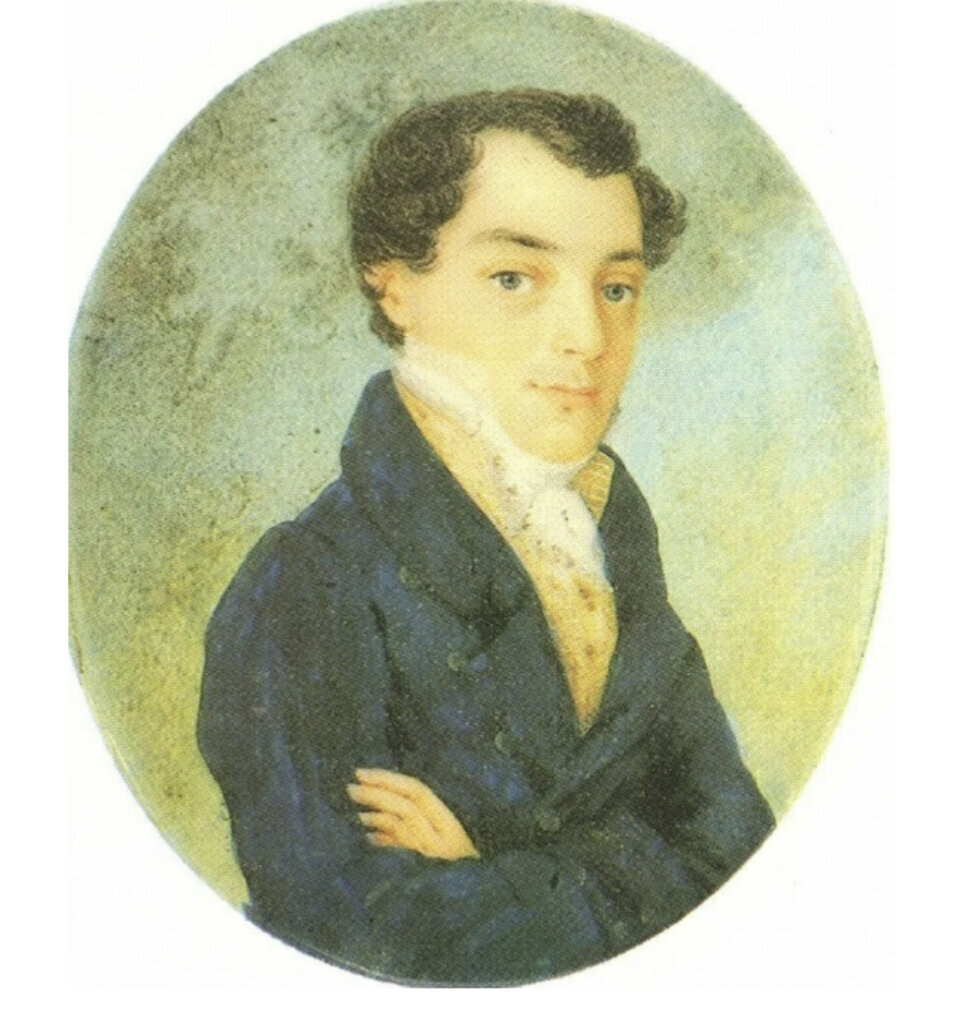 Kondraty Fyodorovich Ryleyev (miniature by unknown artist)