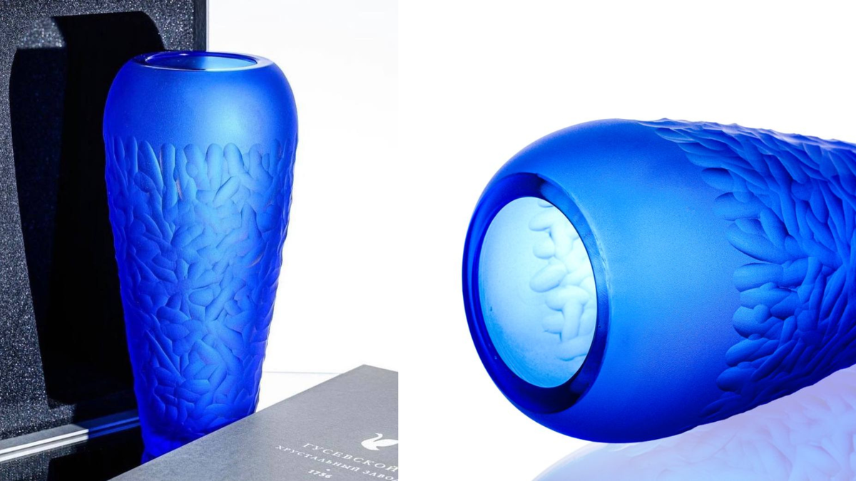  Ваза из коллекции «Каскад». Гусевской Хрустальный завод