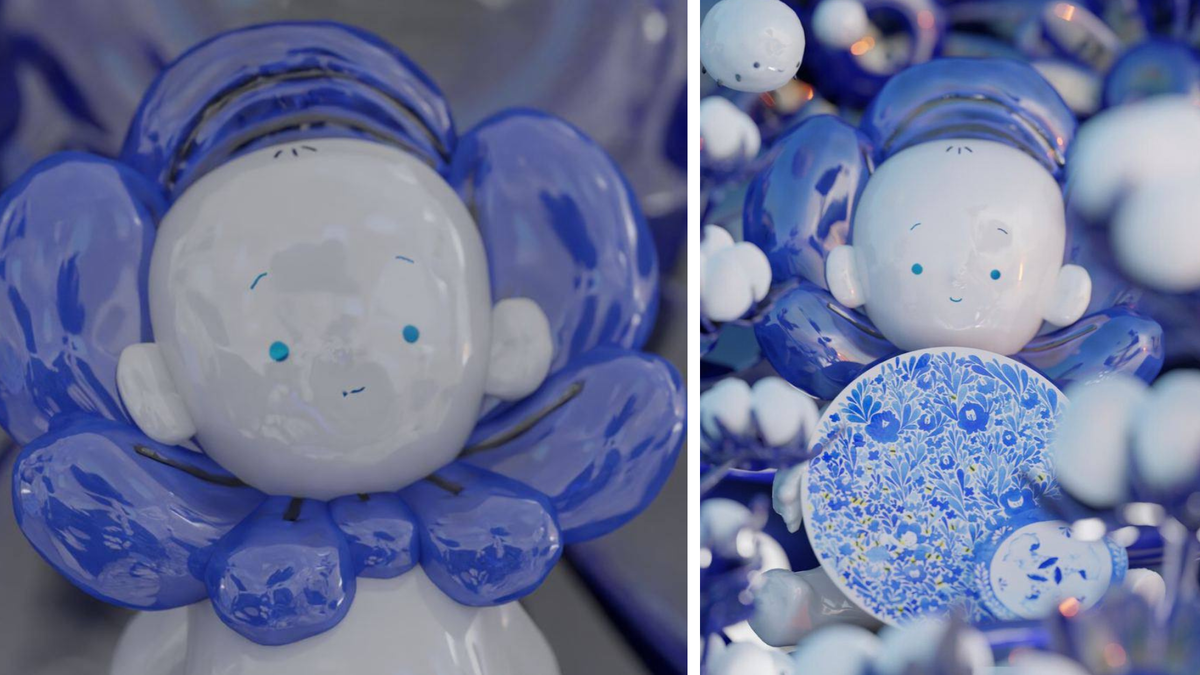 Детская посуда из гжели. Агашка