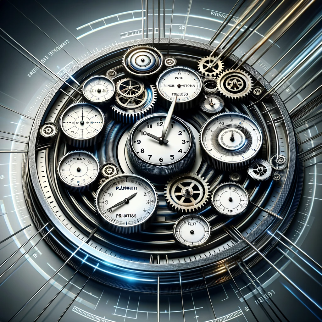 Часы, символизирующие эффективное управление временем