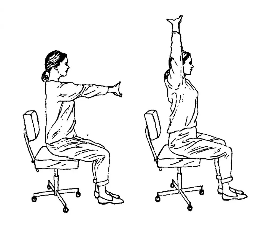 Двигай жопой вправо влево. Упражнения сидя на стуле. Сидячие упражнения. Разминка сидя. Комплекс упражнений сидя на стуле.