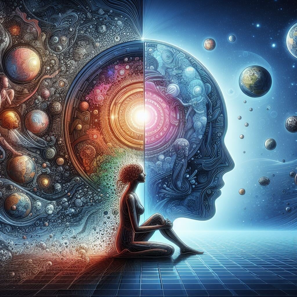 просветление эзотерика. томаш ален копера картины. природа реальности. подсознание человека. разное восприятие мира.