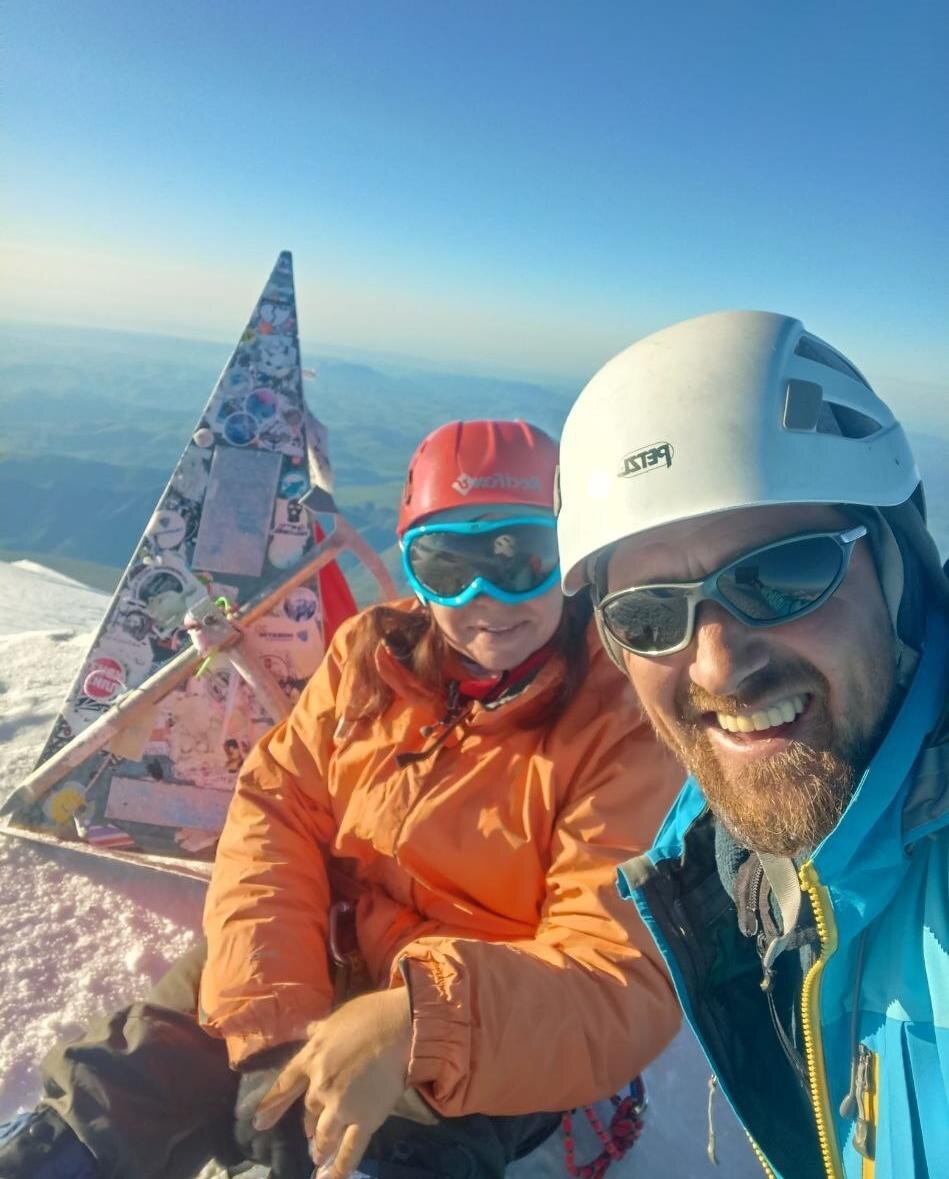 Мы с Васей на вершине