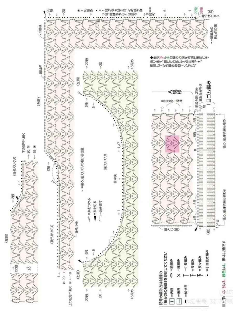 Коврики со схемами простые и красивые