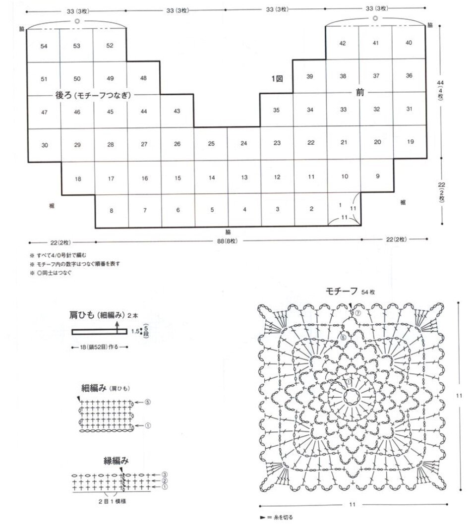 Красиво вяжем со схемами