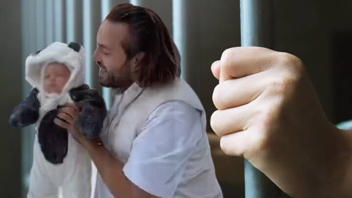 ПОНИМАЛ ЛИ ВО ВРЕМЯ СЪЁМОК КОСЕНКО, ЧТО ЕМУ ГРОЗИТ УГОЛОВНОЕ ДЕЛО? ЭТО ВРЯД ЛИ. ФОТО: КОЛЛАЖ ЦАРЬГРАДА.