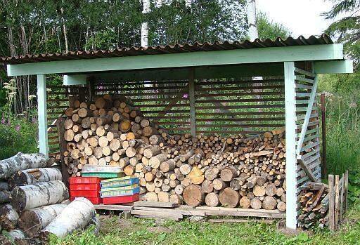Стойка-дровница из дерева для дачи: 6 пошаговых фото!