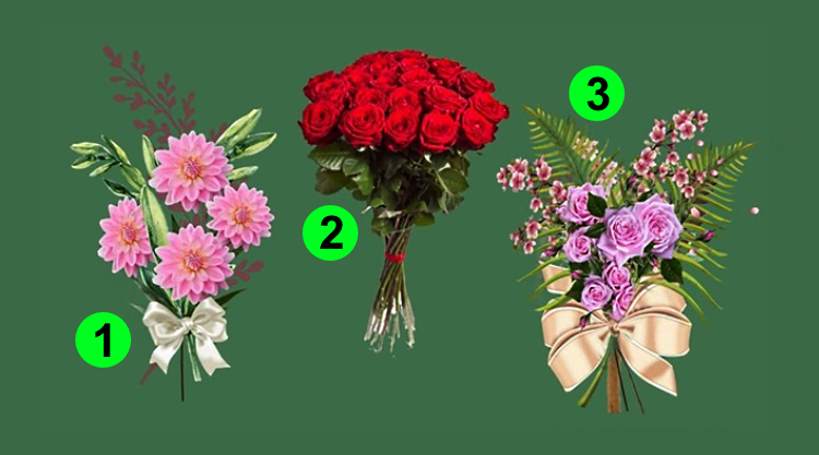 Выберите один букет цветов