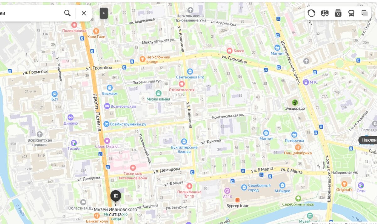 Улицы Иванова, по которым я прогулялась. 