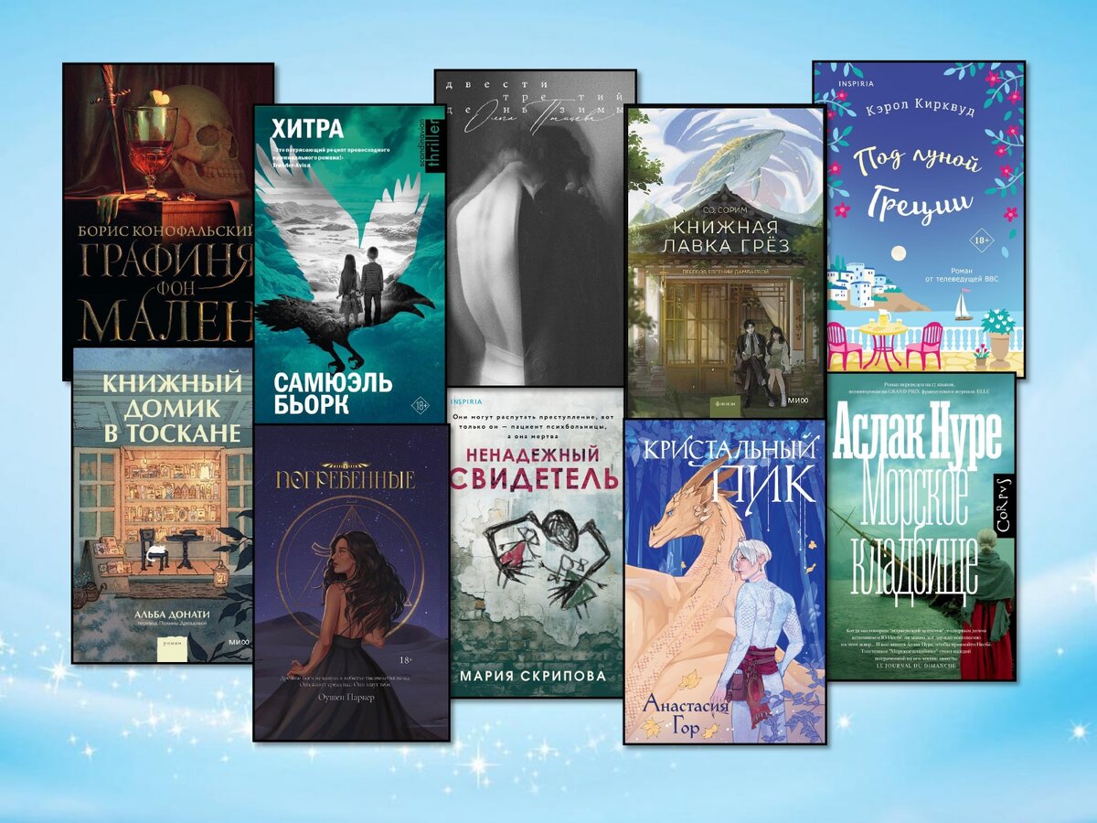 Книжные новинки января 2024, список книг на который трудно не обратить внимание. Картинка сделана автором