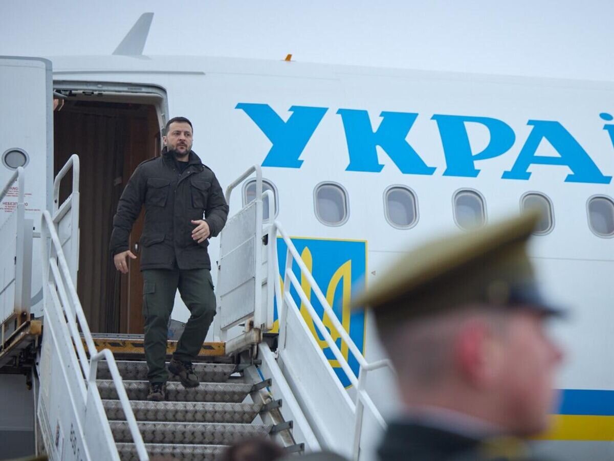    Президент Украины Владимир Зеленский во время визита в Вильнюс© Фото : Офис президента Украины