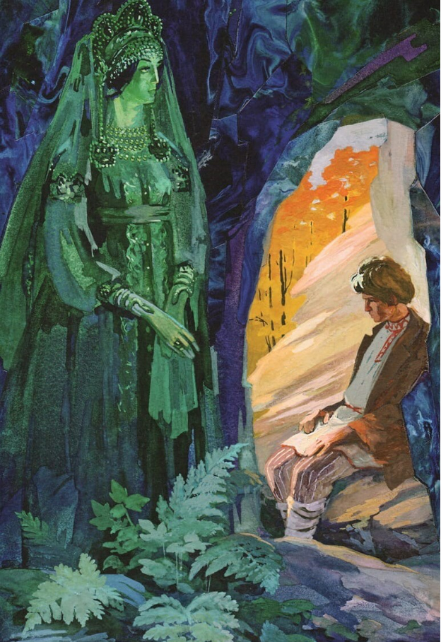 Вячеслав Назарук. Иллюстрации к сказам Павла Бажова. Источник фото: www.rech-deti.ru