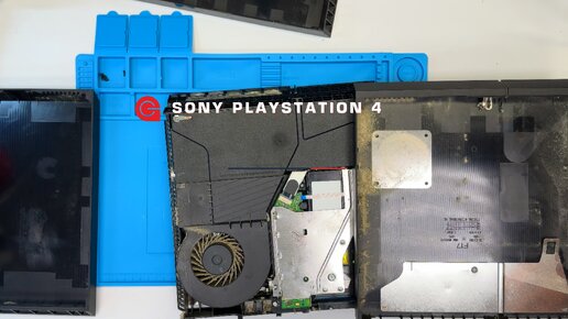 Чистка Sony PlayStation 4 от пыли.