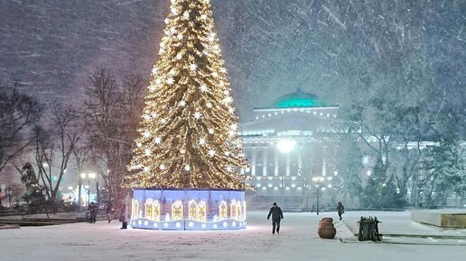 В Ростов на Дону пришла настоящая зима. Коммунальные службы на боевом посту!