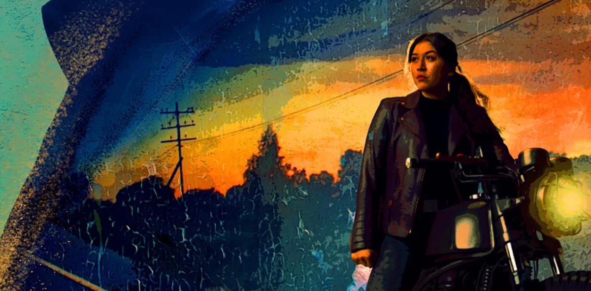 Майя Лопес в исполнении Алаквы Кокс на постере "Эхо"