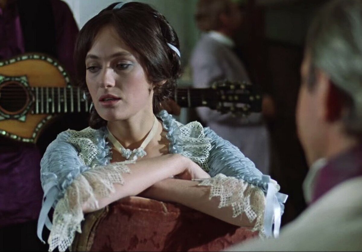 юная Лариса Гузеева в роли Бесприданницы