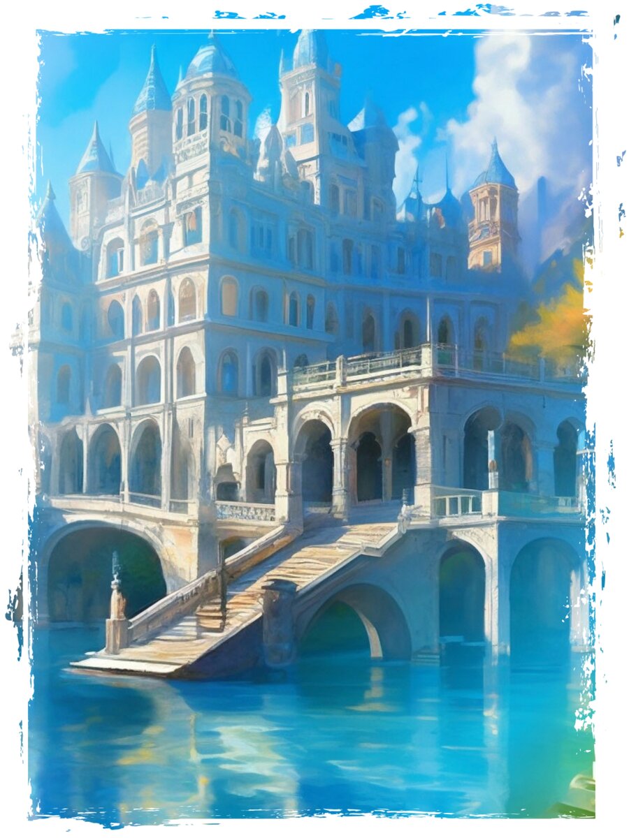 Дворец из снов принца Эдварда ( нейросеть) 