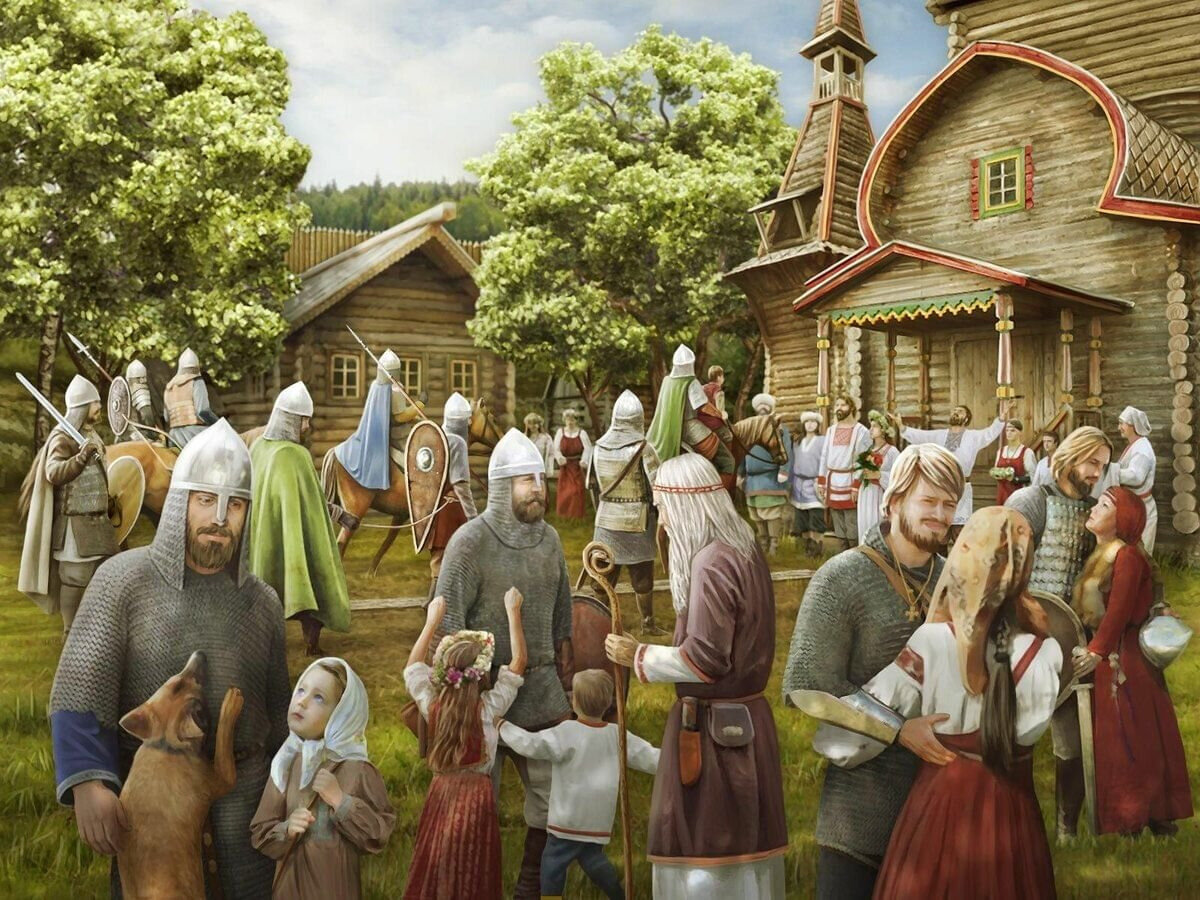 После крещения руси