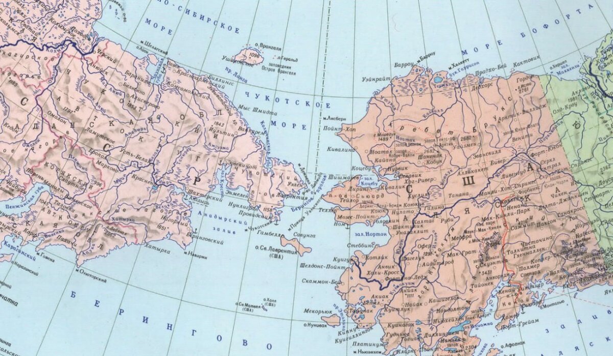 Перешеек между Аляской и Чукоткой, до Америки рукой подать