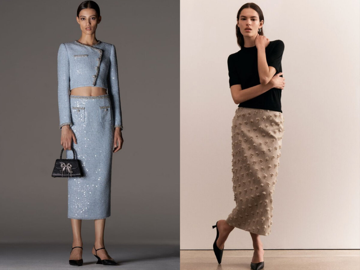 Очаровательные луки с юбками весна-лето 2024: модные фасоны, тренды и новинки