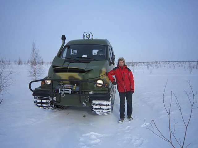 Наутро после блуждания в пурге.