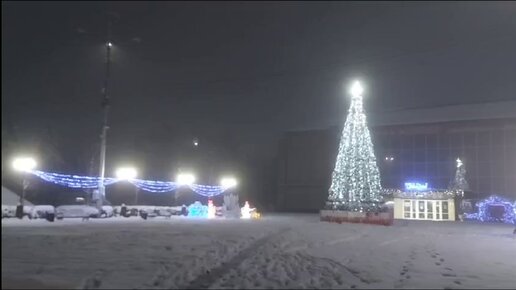 Центральная площадь в станице Тбилисской Краснодарского края