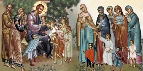 «Приносили к Нему детей, чтобы Он прикоснулся к ним…». (Мк. 10: 13-16) Источник: https://vk.com/wall-18488215_59759?z=photo-189285134_457253158%2Fwall-18488215_597