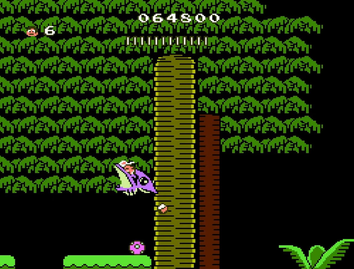 Adventure Island 2 динозавры на Денди