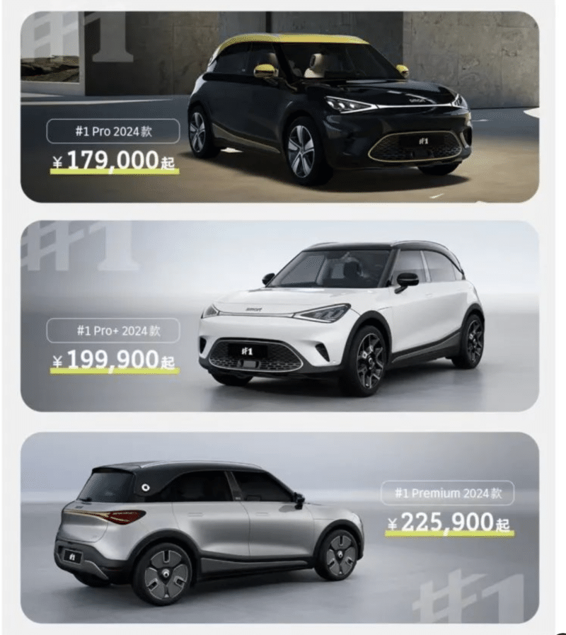    Представлен электрокроссовер Smart #1 с разгоном до 100 км/ч за 3,9 с