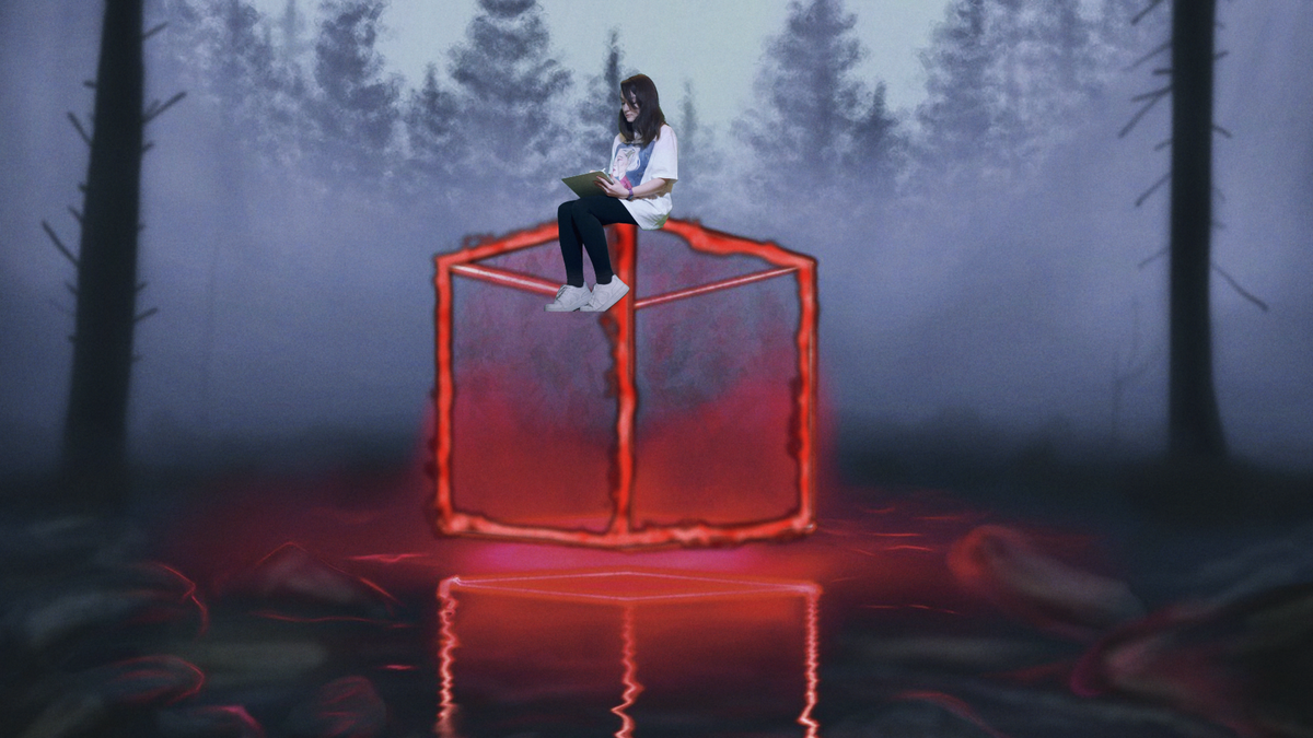 Фото снято на хромакее