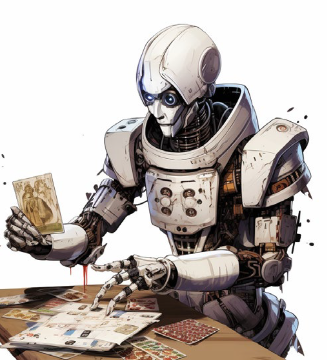 А вот так Робот-цыганка сгенерирована без каких-либо уточнений