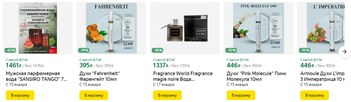 Лучшие скидки по промокодам и купонам на парфюмерию