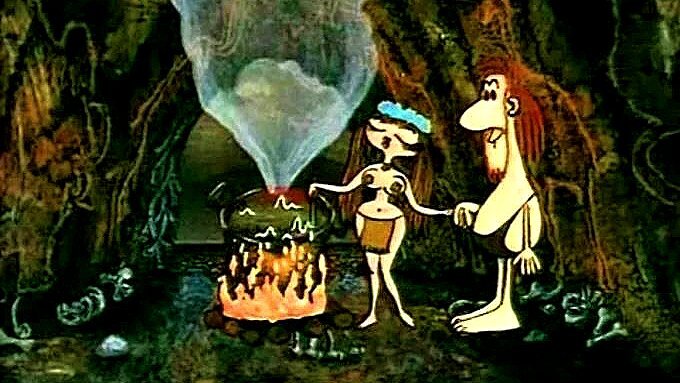 Кадр из советского мультфильма про скрепы 