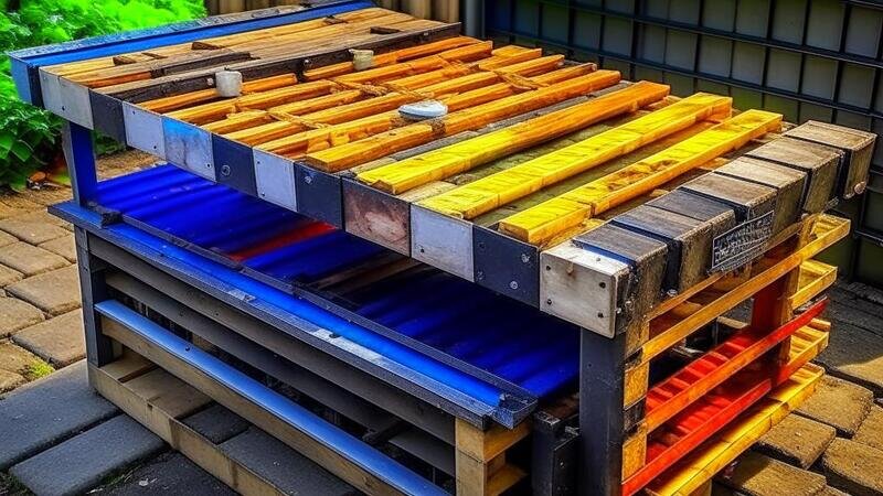 Креативные идеи использования деревянных поддонов для изготовления стильной мебели