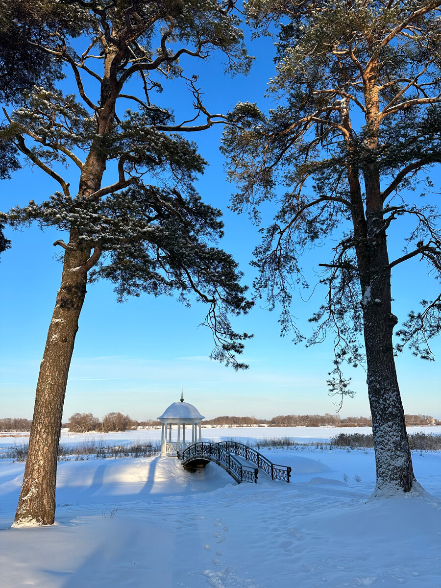 В летнем парке зима