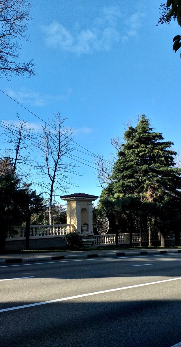 Курортный проспект. Посмотрите, какое голубое небо  😍