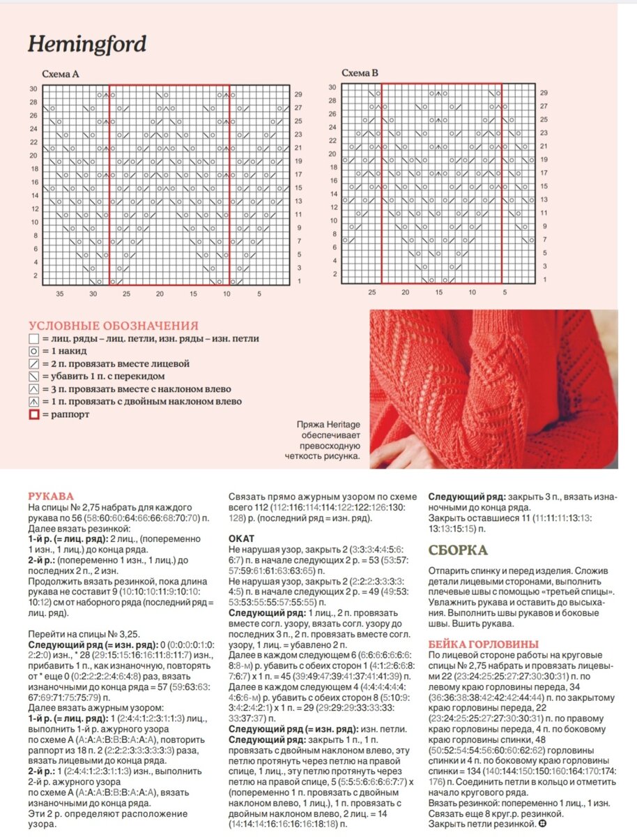 Рукав реглан схема описание